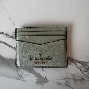 Kate Spade Mint Green Card Holder GUC